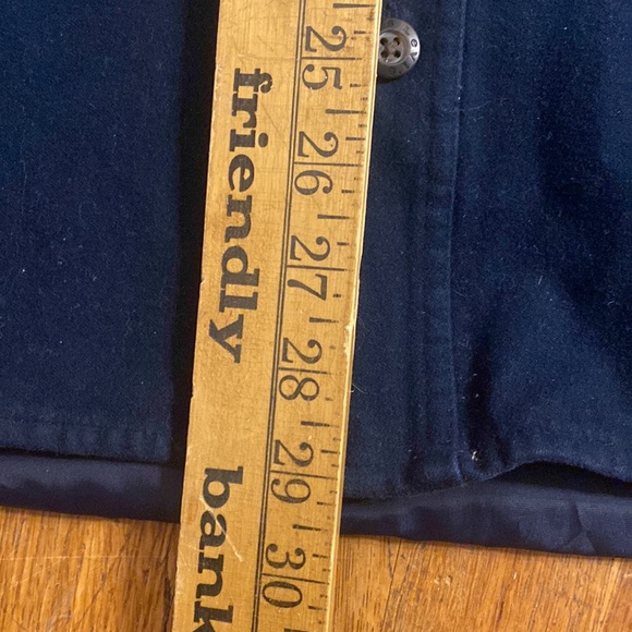 Levi Strauss & Co  Shacket Men’s Medium Heavy Shirt/Jacket Lined Pockets Blue - Picture 12 of 13